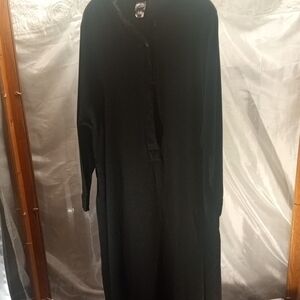 Vintage J. Jill Ltd. Long-Sleeve Black Women's Maxi Dress - Everyday Wear